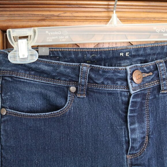 LC Lauren Conrad Skinny Ankle Jeans - Darkwash, Size 2 - Picture 4 of 12